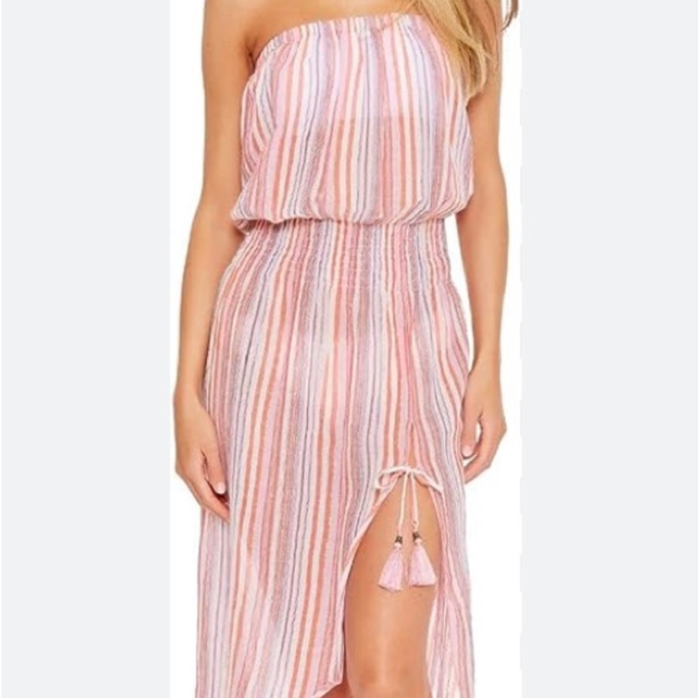 Becca Swim Beach Ball Woven dress cover up - sold out, less than half retail